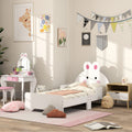 Rabbit-Designed Toddler Bed, Kids Bedroom Furniture - White
