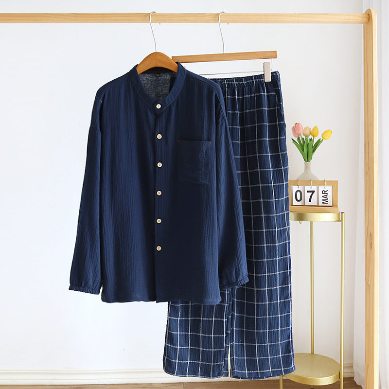 Men's Cotton Pajama Set, Men's Sleepwear