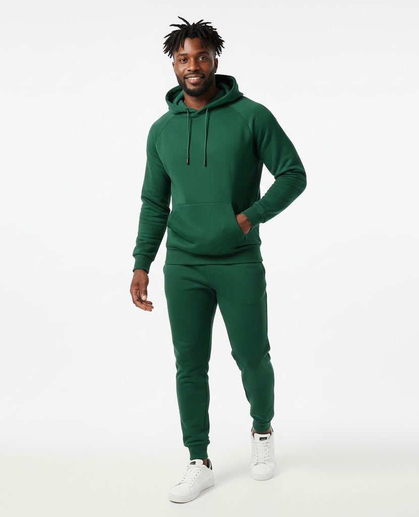 Men's Casual Sports Suit - Premium Hoodie & Trousers Set