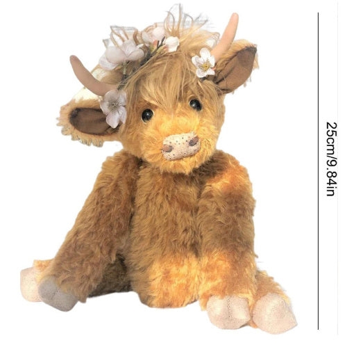 Scottish Plush Toy Cow
