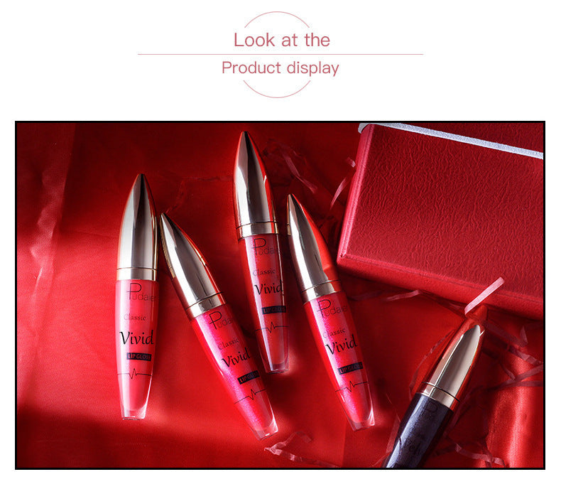 Pudaier Glitter Flip Matt Schimmer Lipgloss