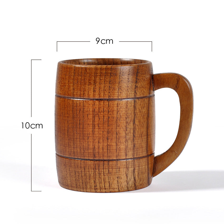 Handcrafted Jujube Wood Mug | Sustainable Drinkware