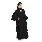 Children's Elegant Three-layer Chiffon Dress, Children's Hijab Dress