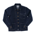Vertical Stripe Denim Jacket - British Style