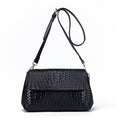 Women's Genuine Leather Woven Bag, Crossbody Small Bag, Messenger Bag