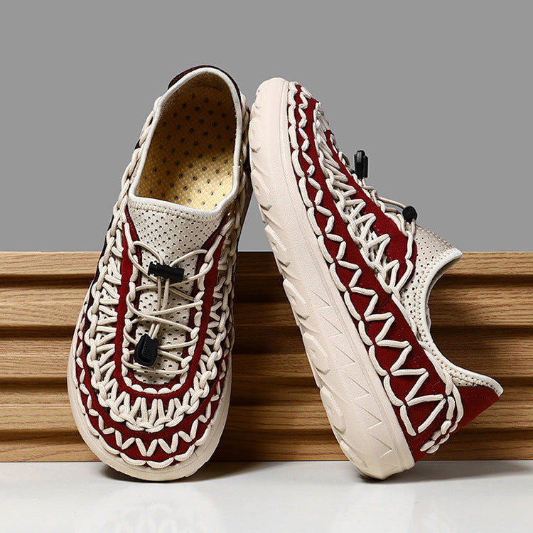 Men's Breathable Mesh Slip-On Shoes – Hollow-Out Summer Loafers