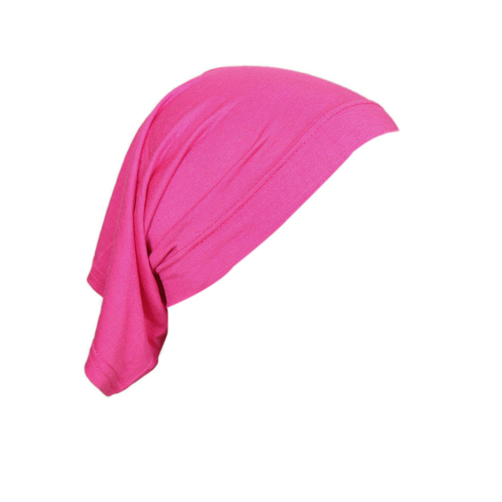 Modal Monochrome Hijab Cap - Elastic Cotton Inner Bonnet