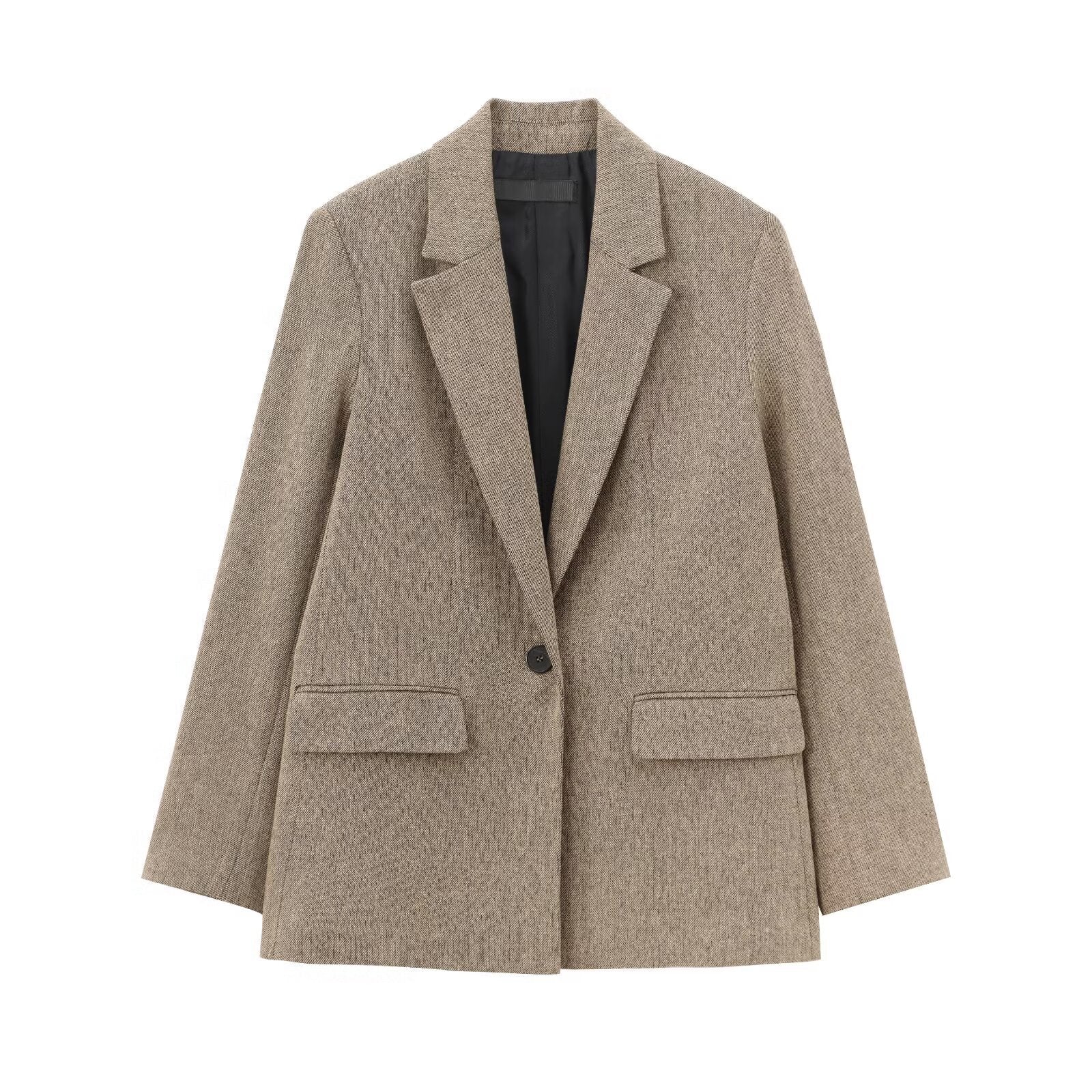 Women's Single Breasted Casual Fashion Blazer