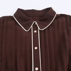 Women's Belted Modest Dress
