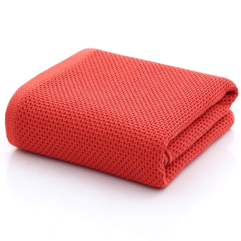 Honeycomb Weave Cotton Luxury Bath Towel