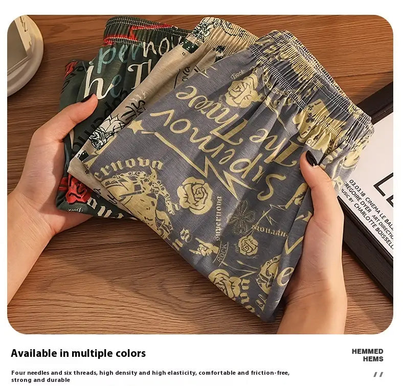 Cotton Casual Print Boxer Shorts
