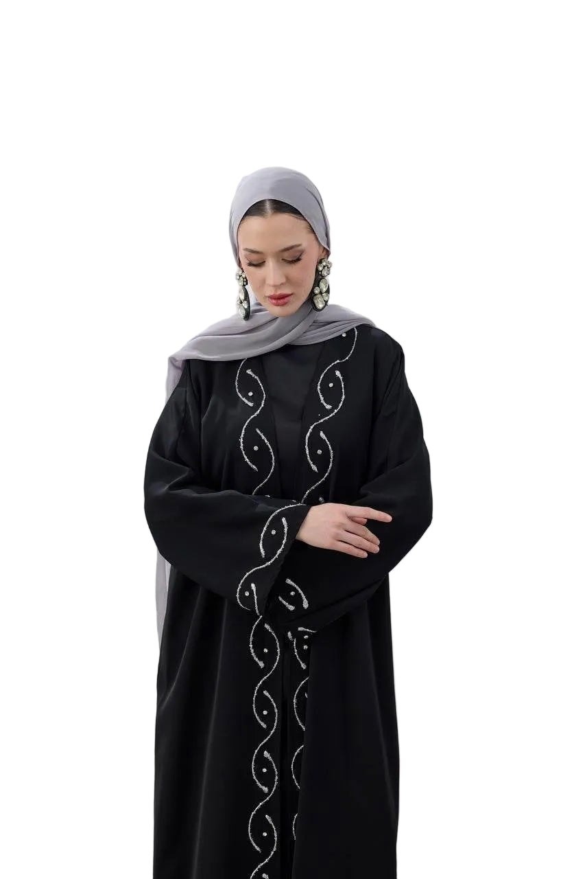 Stone Detailed Premium Abaya