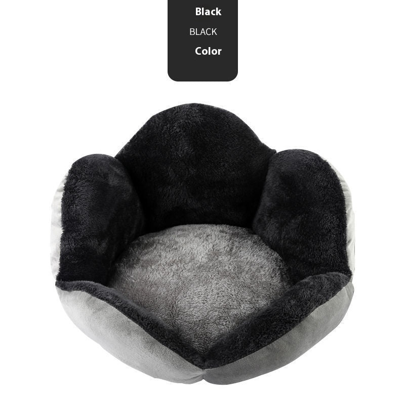 Paw Shaped Pet Bed - All Season Comfort