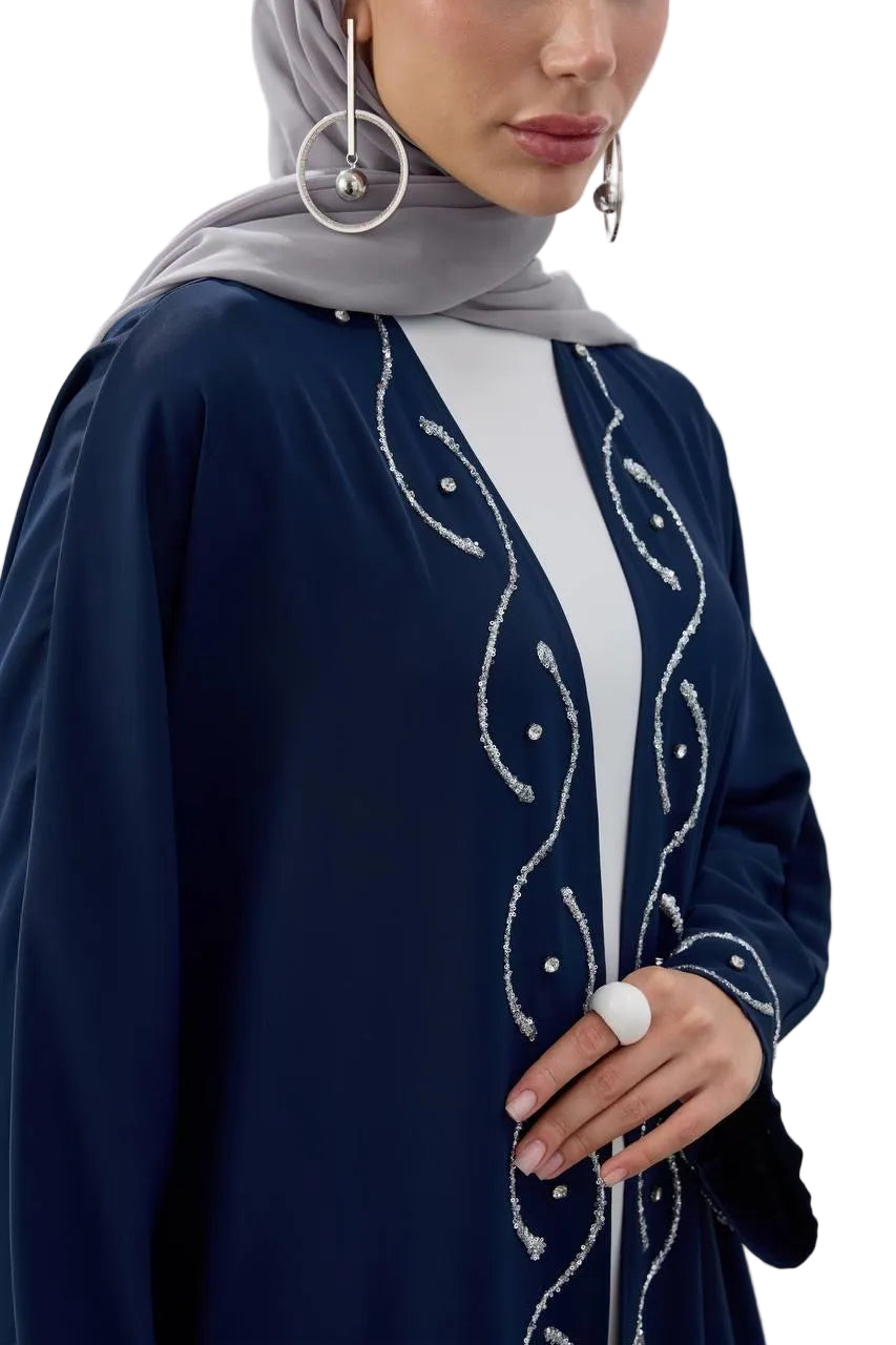 Stone Detailed Premium Abaya