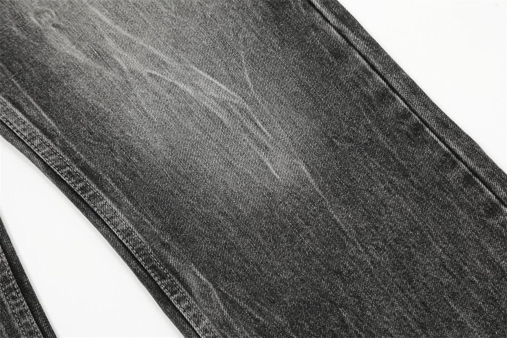 Vintage Washed Straight-Leg Denim Trousers