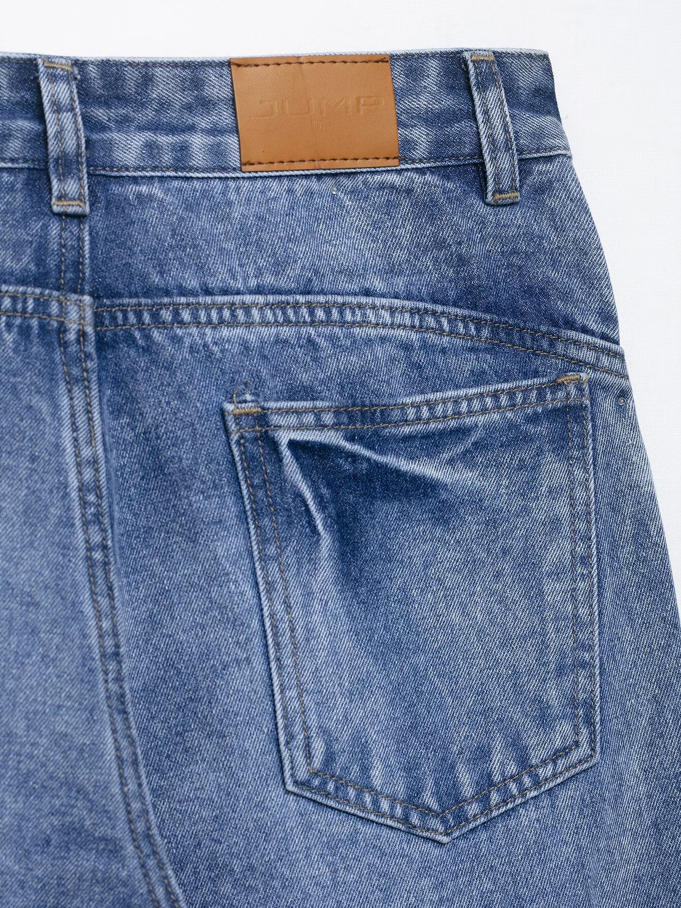 High-Waist Baggy Straight Jeans | Modest Denim | neomodest