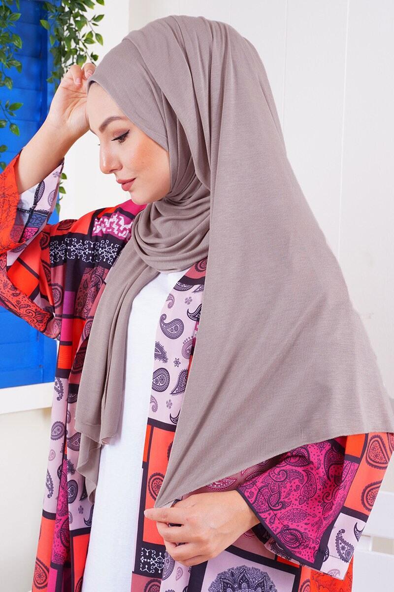 Viscose Crepe Shawl – Dusty Rose