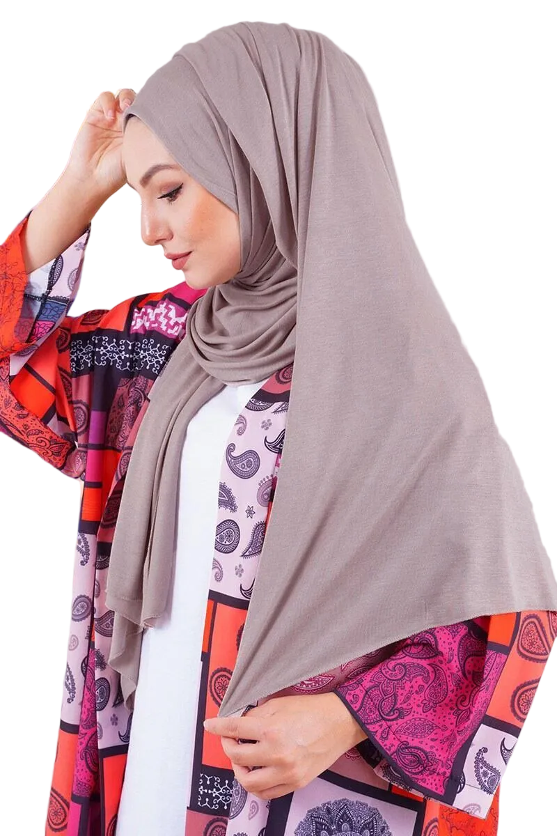 Viscose Crepe Shawl – Dusty Rose