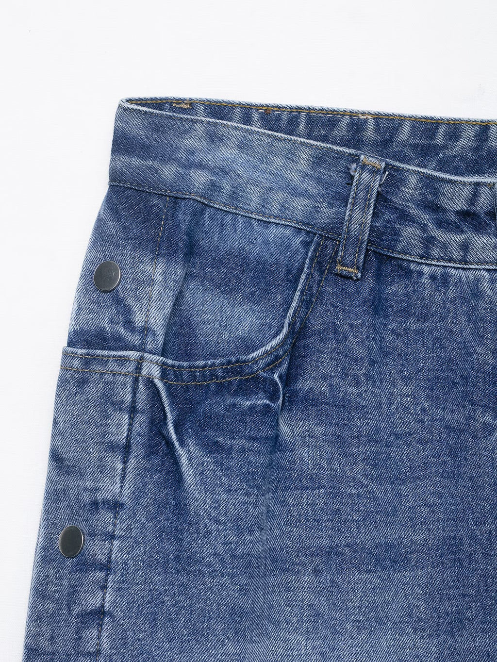 High-Waist Baggy Straight Jeans | Modest Denim | neomodest