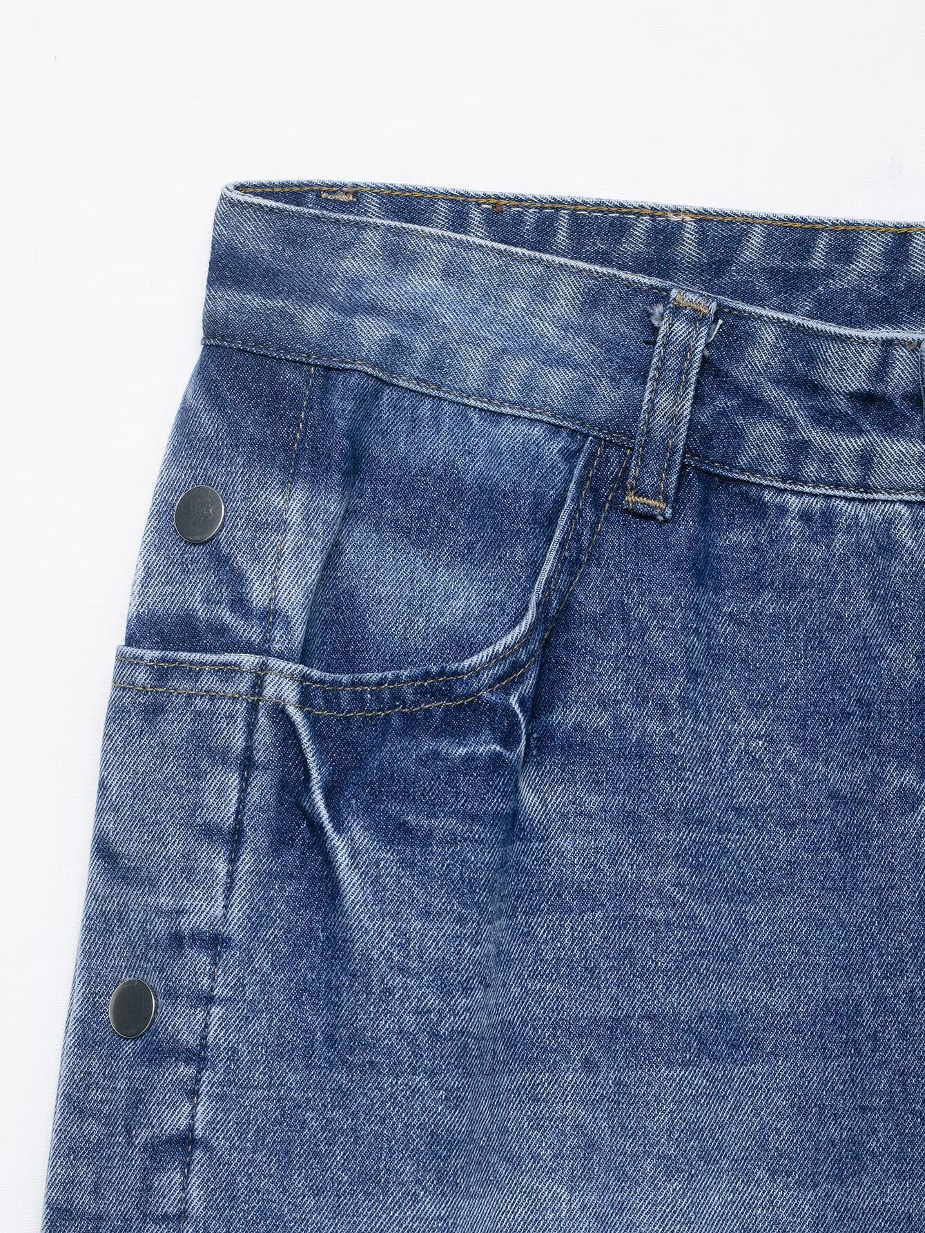 High-Waist Baggy Straight Jeans | Modest Denim | neomodest