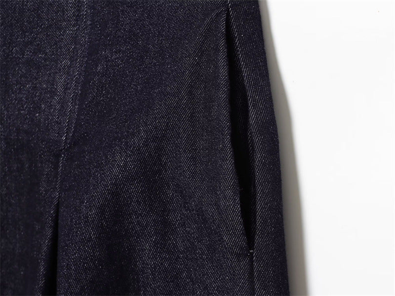 Ultra High-Waist Wide Leg Jeans | Stone-Washed Modest Denim | neomodest