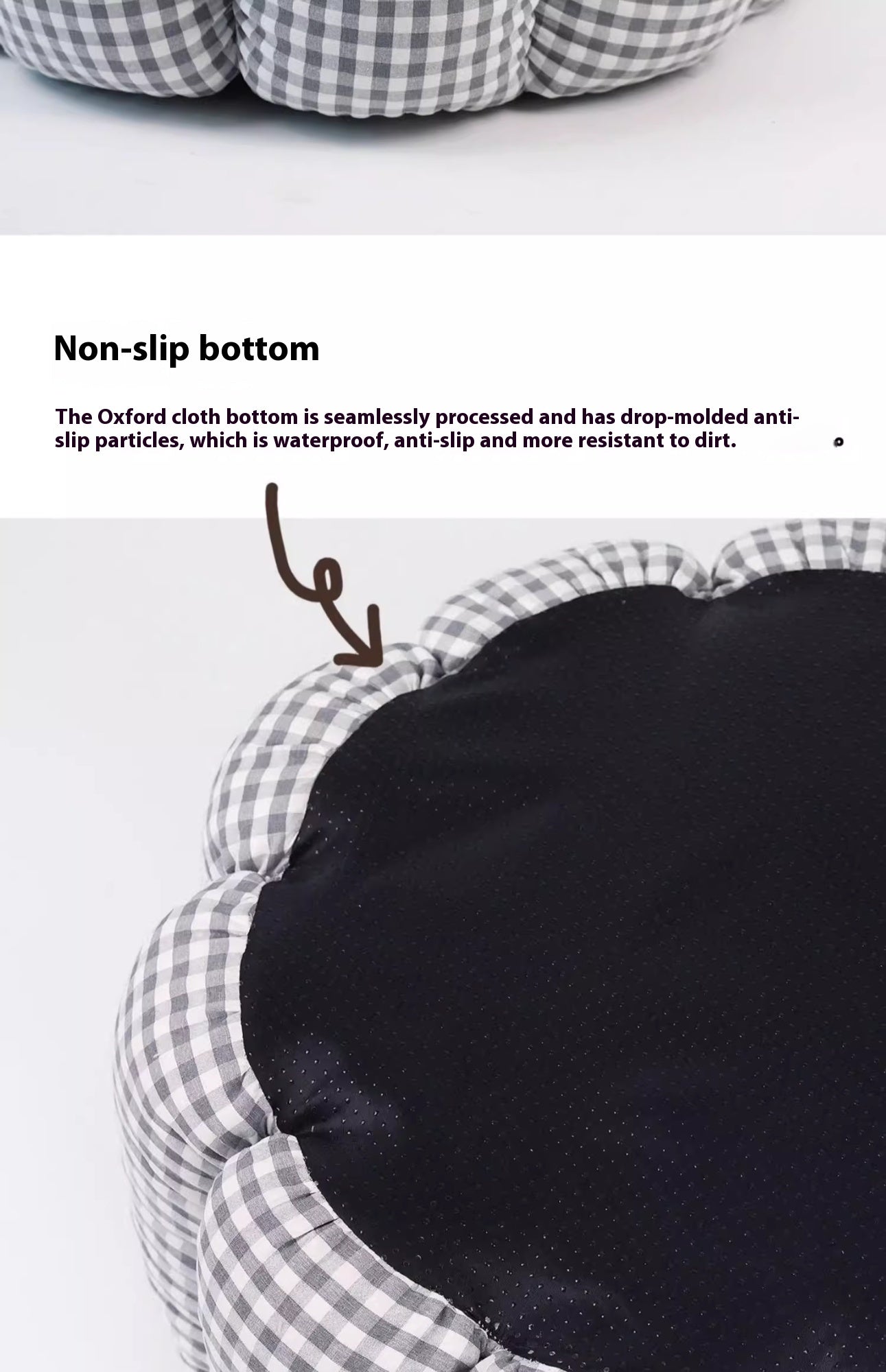 Classic Plaid Pet Bed - All Season Comfort