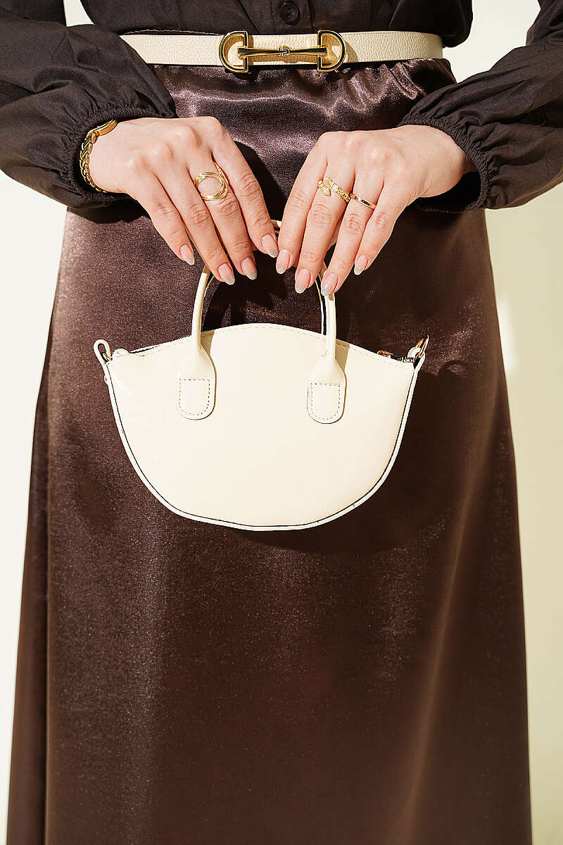 Pre-Order | Satin Flared Skirt – Black & Brown | Modest Fashion
