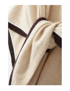 Knitted Triangular Cashmere Shawl For Women