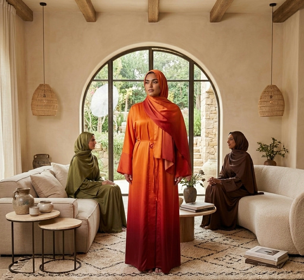 Solid Colour Abaya Robe | Premium Modest Wear – neomodest