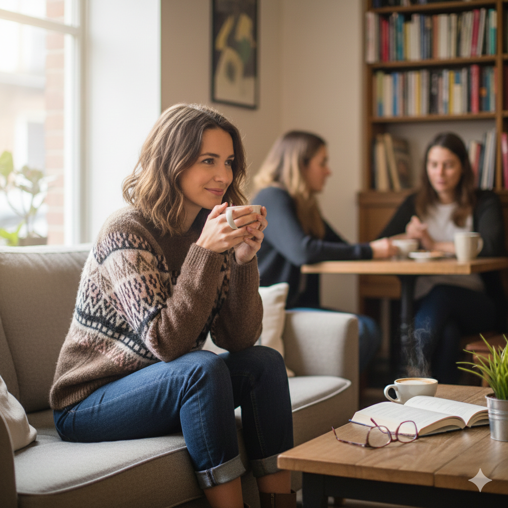 Women's Retro Vintage Jacquard Knit Sweater | Premium Modest Fashion