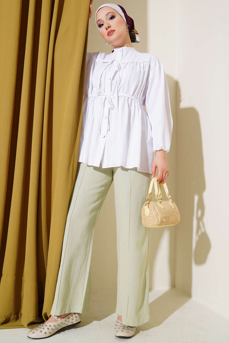 Loose Fitting Summer Blouse Top