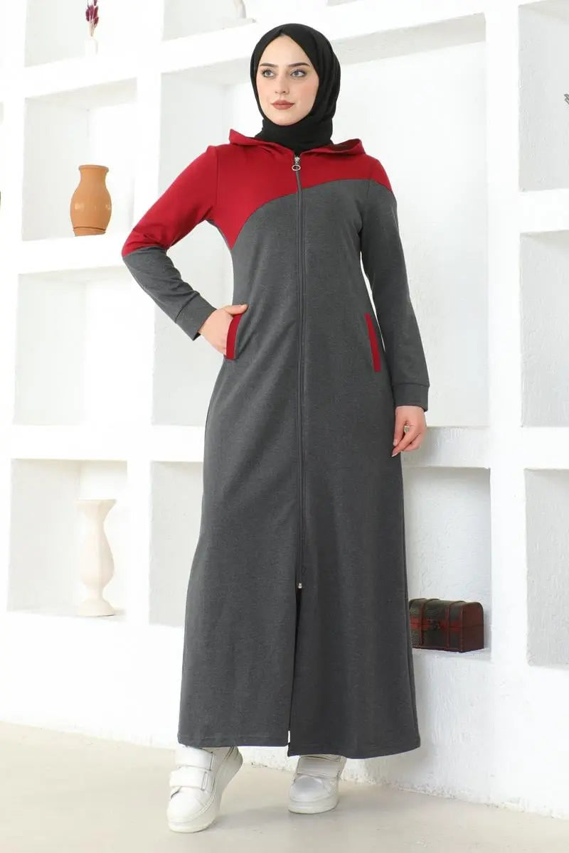 Hijab Sports Abaya | Hooded Abaya