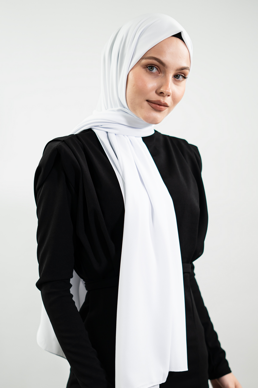NEOMODEST Medina Silk Scarf | White