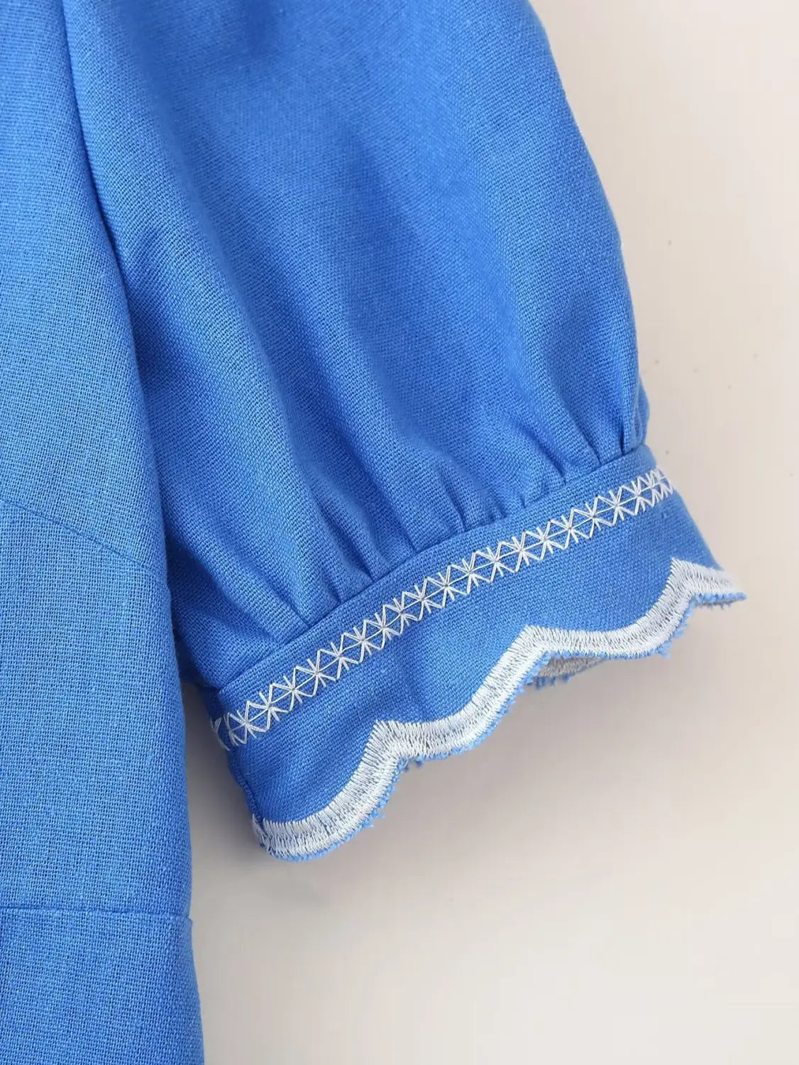 Women’s Embroidered Short Sleeve Dress