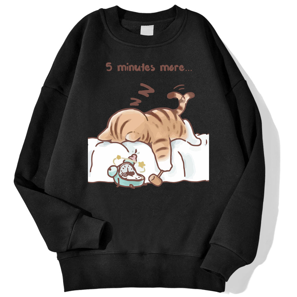 Women's Korean Style Printed Sweatshirt, Spring Fashion, Summer Top