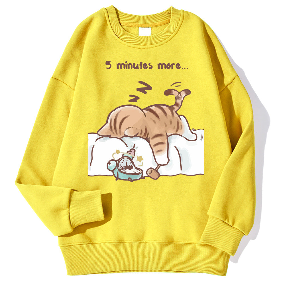 Women's Korean Style Printed Sweatshirt, Spring Fashion, Summer Top