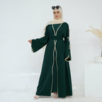 Bow Abaya Suit With Inner Top