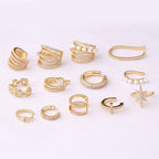 Micro Inlaid Zircon Imitation Pearl Earrings
