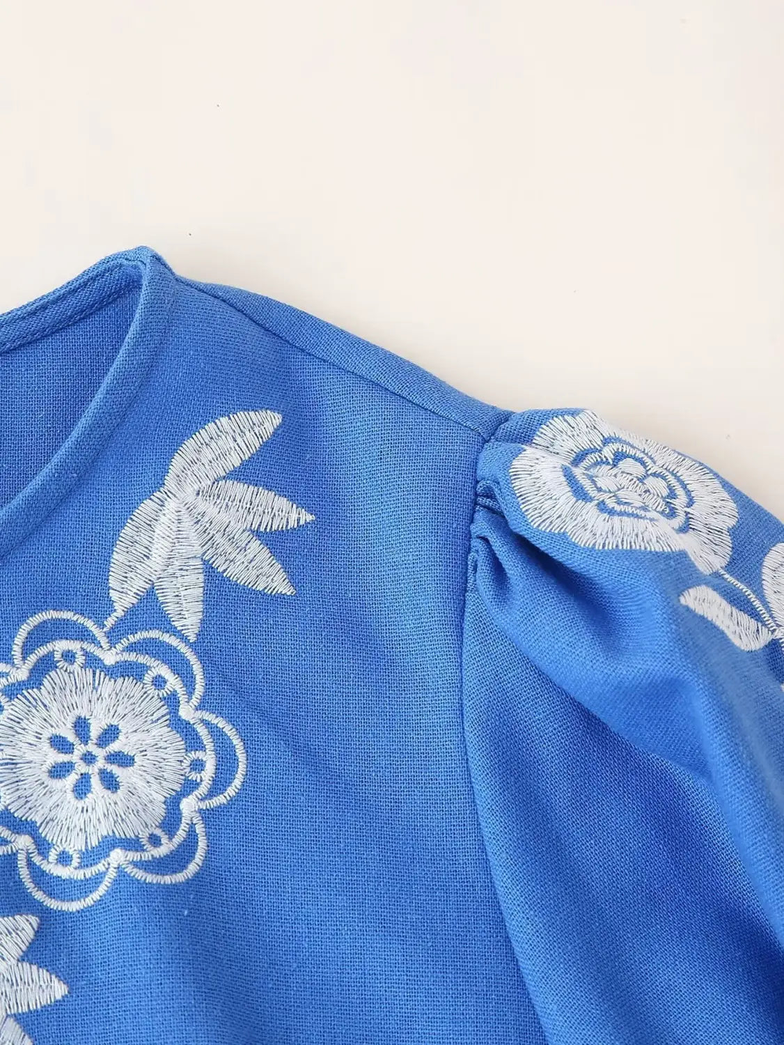 Women’s Embroidered Short Sleeve Dress