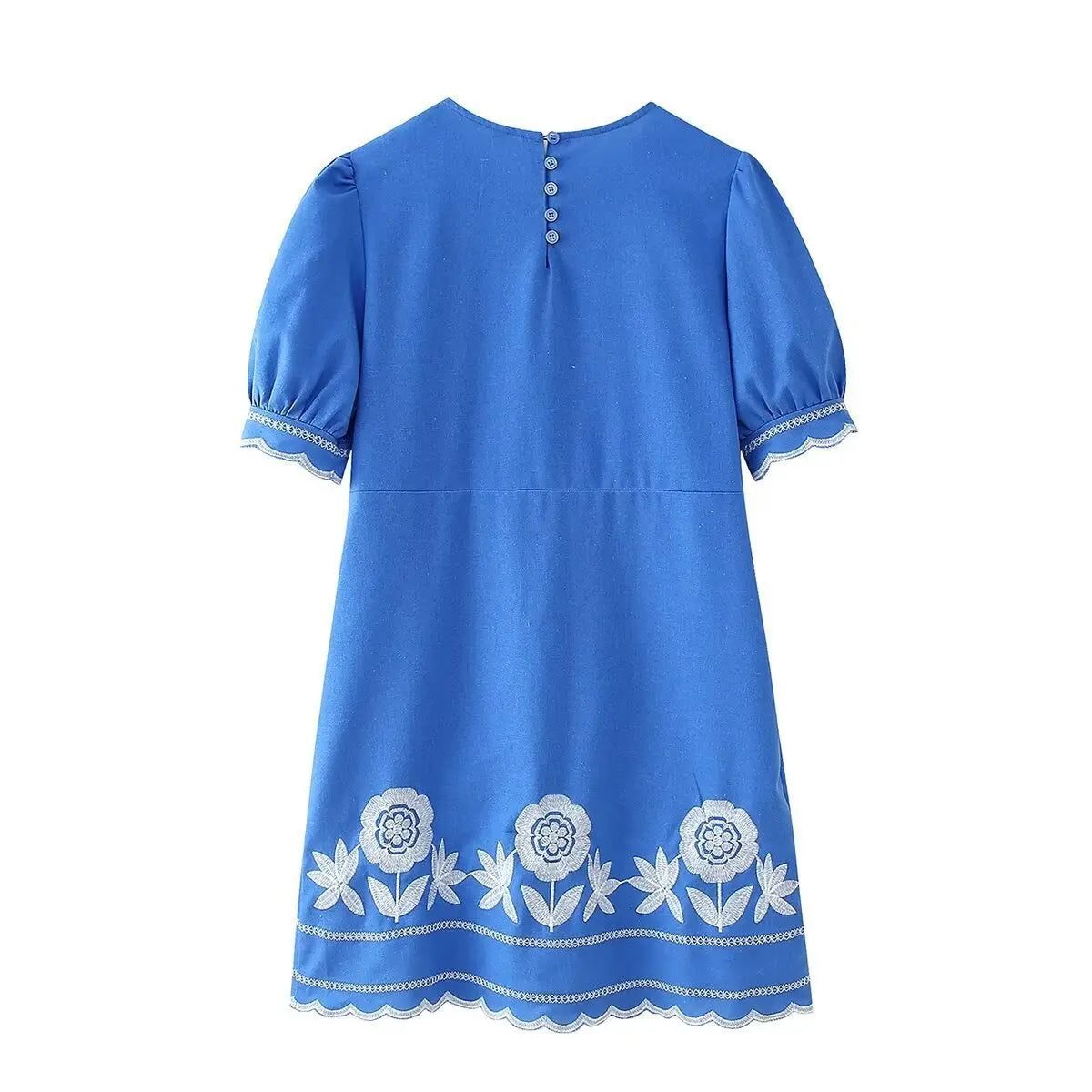 Women’s Embroidered Short Sleeve Dress