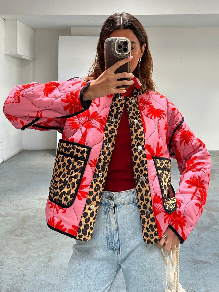 Stitched Cotton-padded Summer Jacket