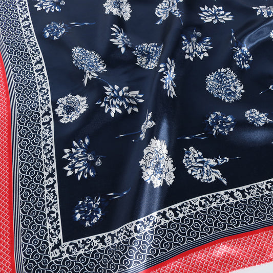 Quadratischer Business-Schal aus Satin