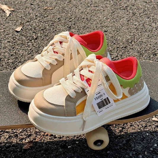 Weiße Damenschuhe für große Zehen, Sportschuhe für Damen, Turnschuhe