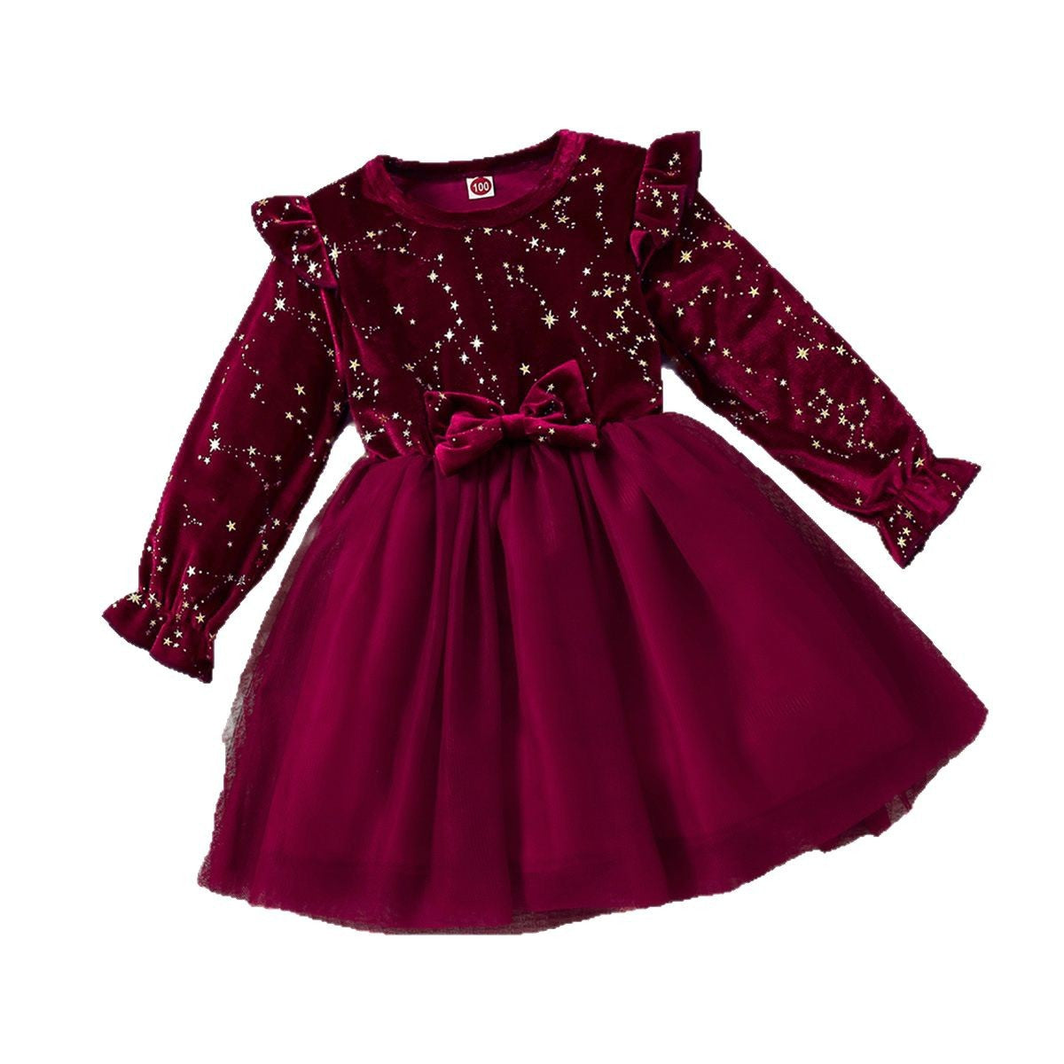 Children's Velvet Princess Dress