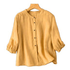 Damen Sommerbluse im Retro-Stil