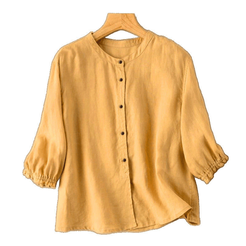 Damen Sommerbluse im Retro-Stil