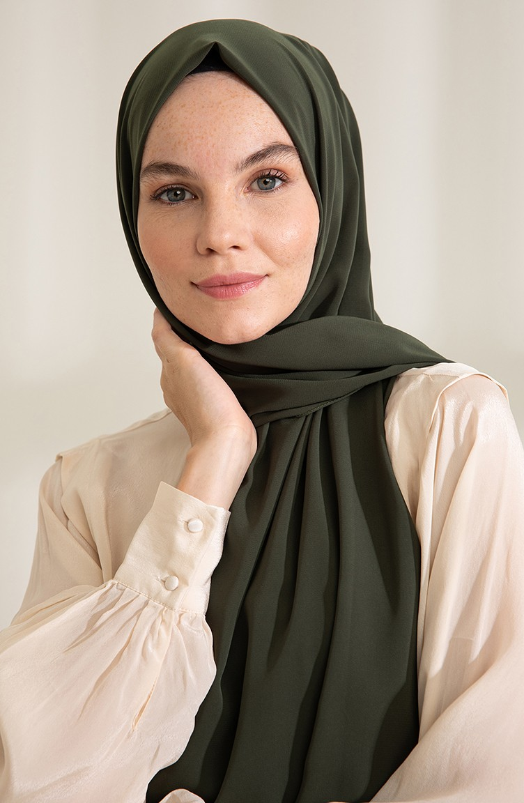 Premium Turkish Medina Silk Hijab | Khaki | NEOMODEST HIJABS
