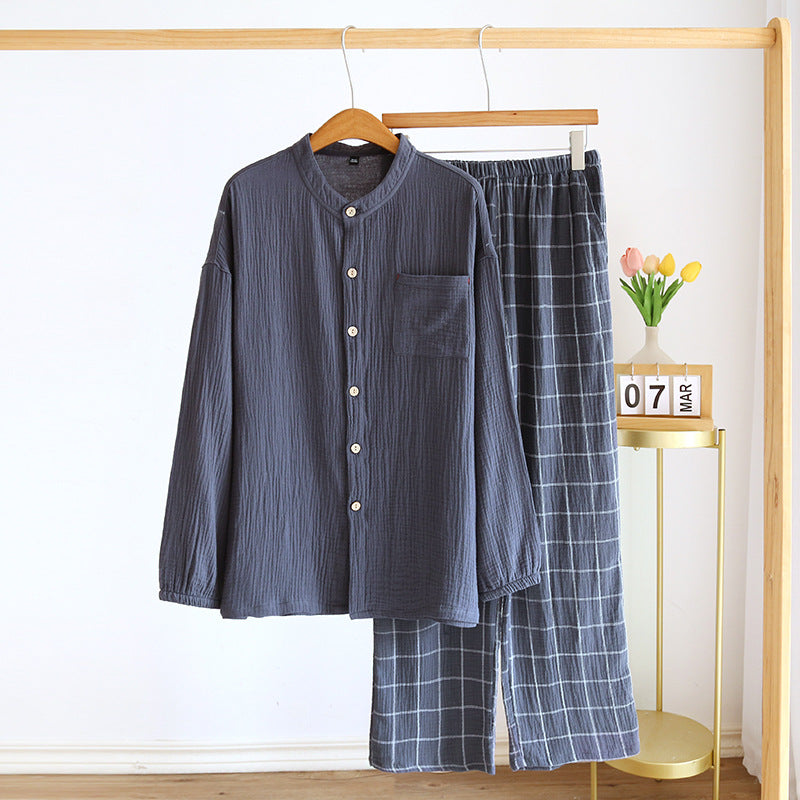 Men's Cotton Pajama Set, Men's Sleepwear