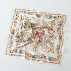 Women's Luxury Mulberry Silk Scarf , Printed Square Scarf, Bandana