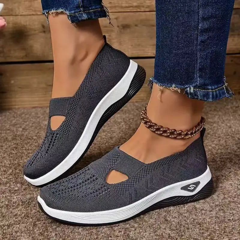 Women’s Walking Shoes Soft Bottom Casual Mesh Shoes